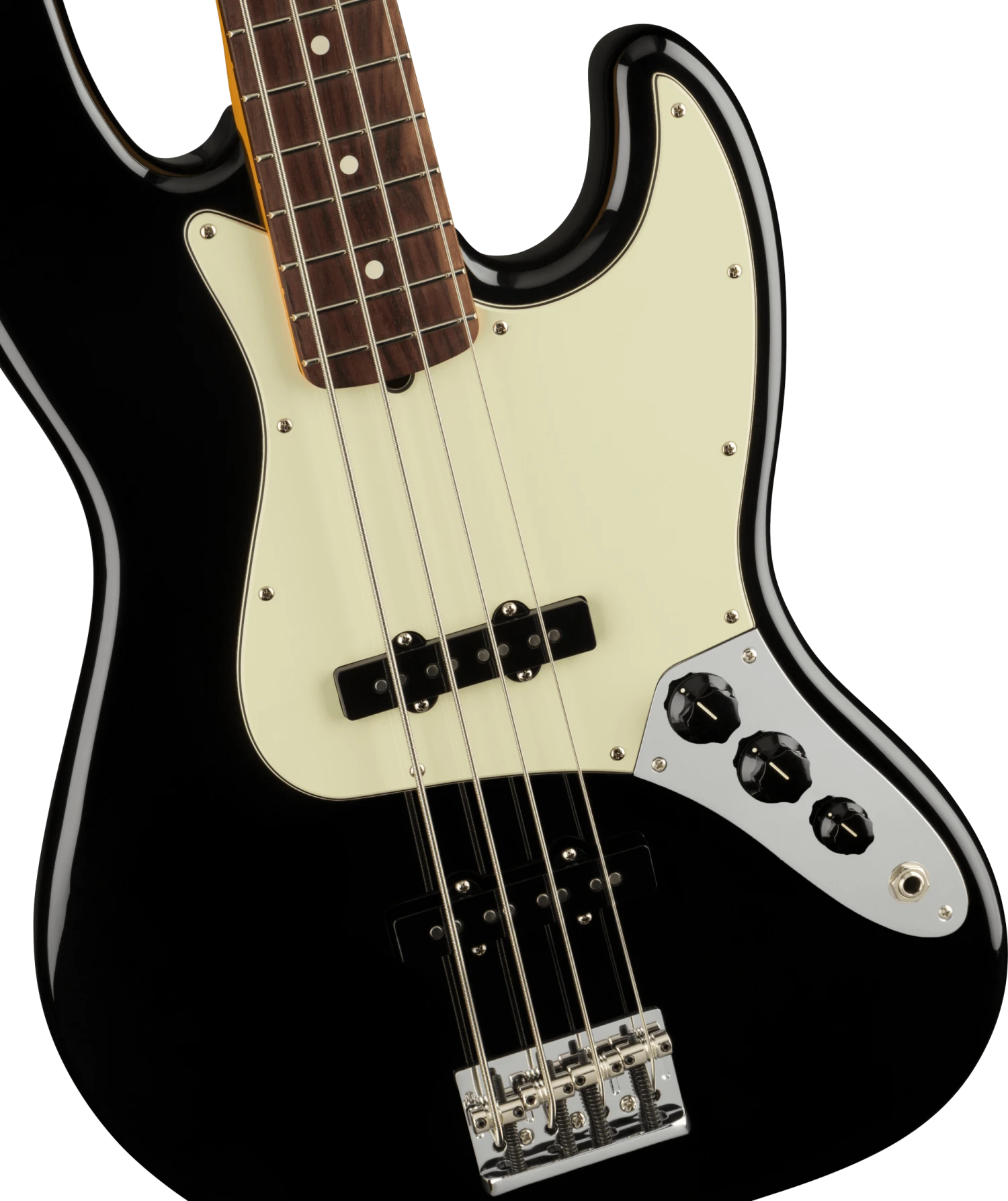 Fender American Professional II Jazz Bass Black 4 Fender American Professional II Jazz Bass Black - Image 4