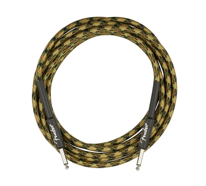 Fender Professional Series Instrument Cable Straight/Straight 3M Woodland Camo 1 Fender Professional Series Instrument Cable Straight/Straight 3M Woodland Camo
