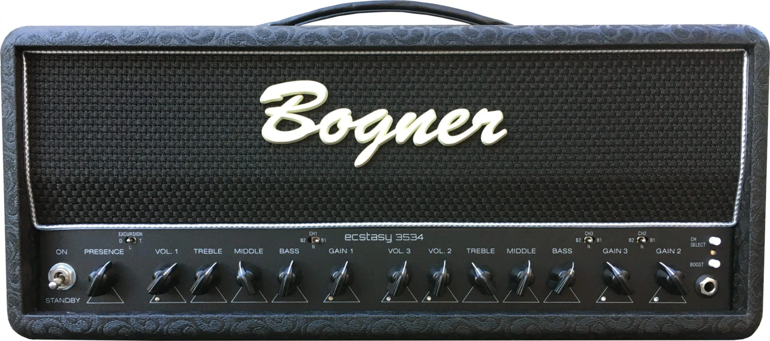 Bogner Ecstasy 3534 35 Watt 3 Channel Amp Head 1 Bogner Ecstasy 3534 35 Watt 3 Channel Amp Head