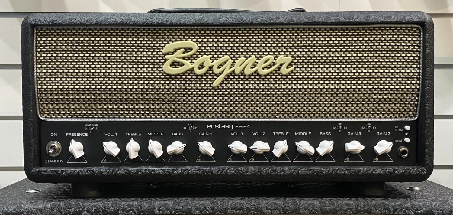 Bogner Ecstasy 3534 50 Watt 3 Channel Amp Head (BAXTCB35) 1 Bogner Ecstasy 3534 50 Watt 3 Channel Amp Head (BAXTCB35)