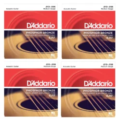 D’Addario EJ17 Acoustic Guitar Strings 4 SETS