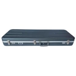 DCM EC2C ABS / Fibre Deluxe Electric Guitar Case Dark Silver Lining