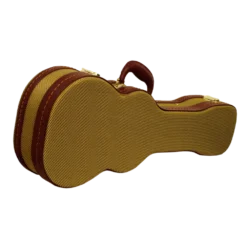 DCM Soprano Uke Wood Case Tweed