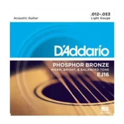 D’Addario EJ16 Acoustic Guitar Strings