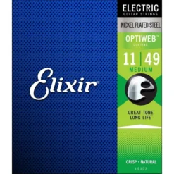 Elixir Optiweb Electric Guitar Strings 11-49
