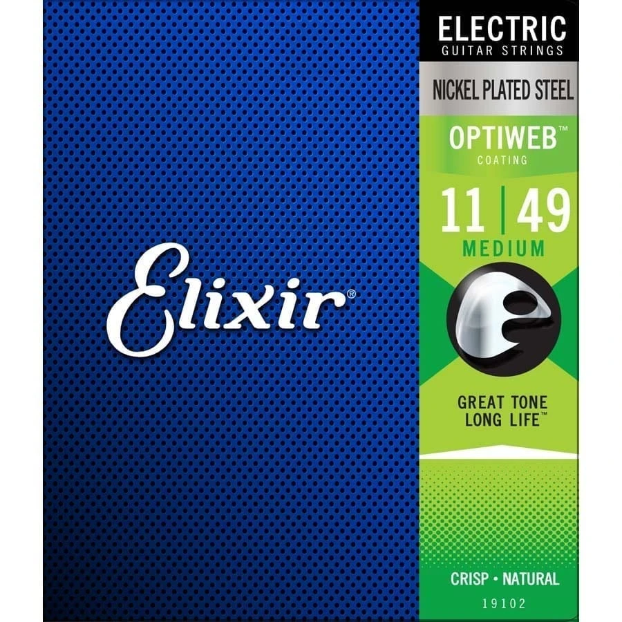 Elixir Optiweb Electric Guitar Strings 11-49 1 Elixir Optiweb Electric Guitar Strings 11-49