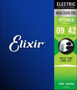 Elixir Optiweb Electric Guitar Strings 9-42
