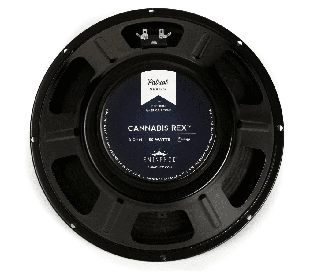 Eminence Cannabis Rex Patriot Series 12″ 50 Watt Replacement Guitar Speaker 1 Eminence Cannabis Rex Patriot Series 12″ 50 Watt Replacement Guitar Speaker