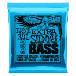Ernie Ball 2835 Extra Slinky Nickel Wound Electric Bass Strings (040 – 095)