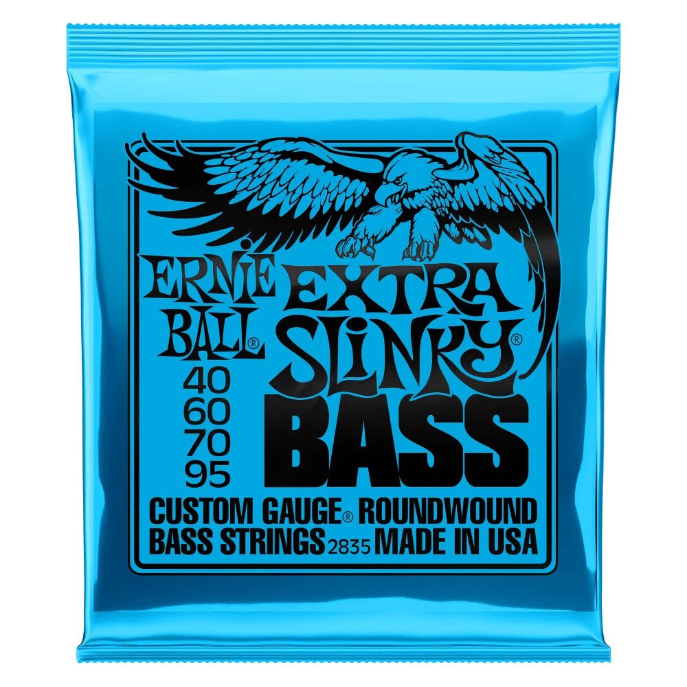 Ernie Ball 2835 Extra Slinky Nickel Wound Electric Bass Strings (040 – 095) 1 Ernie Ball 2835 Extra Slinky Nickel Wound Electric Bass Strings (040 – 095)