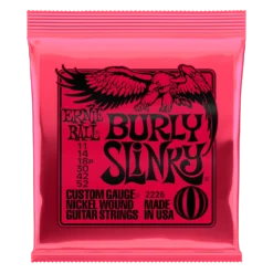 Ernie Ball Burly Slinky Nickel Wound Electric Guitar Strings (11-52)