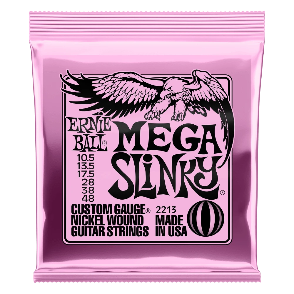 Ernie Ball Mega Slinky Electric Guitar Strings (10.5-48) 1 Ernie Ball Mega Slinky Electric Guitar Strings (10.5-48)