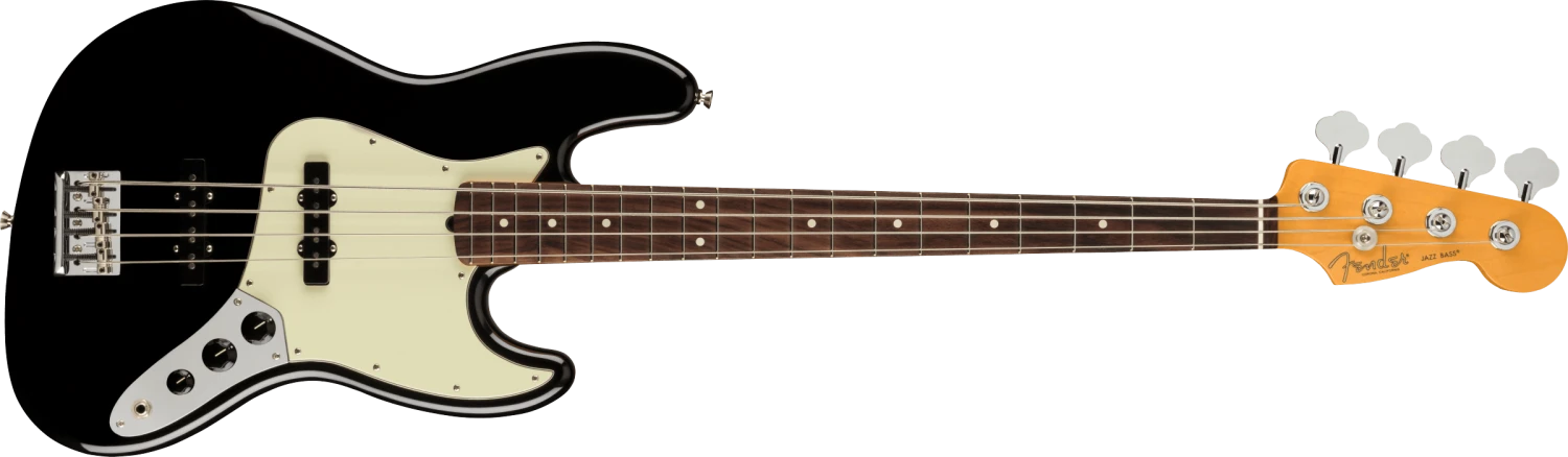 Fender American Professional II Jazz Bass Black 1 Fender American Professional II Jazz Bass Black
