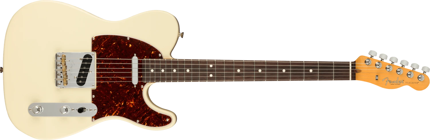 Fender American Professional II Telecaster Rosewood Fingerboard Olympic White 1 Fender American Professional II Telecaster Rosewood Fingerboard Olympic White
