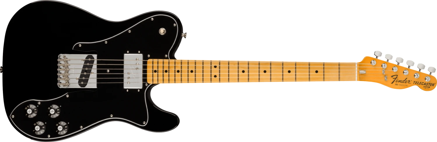 Fender American Vintage II 1977 Telecaster Custom Black 1 Fender American Vintage II 1977 Telecaster Custom Black