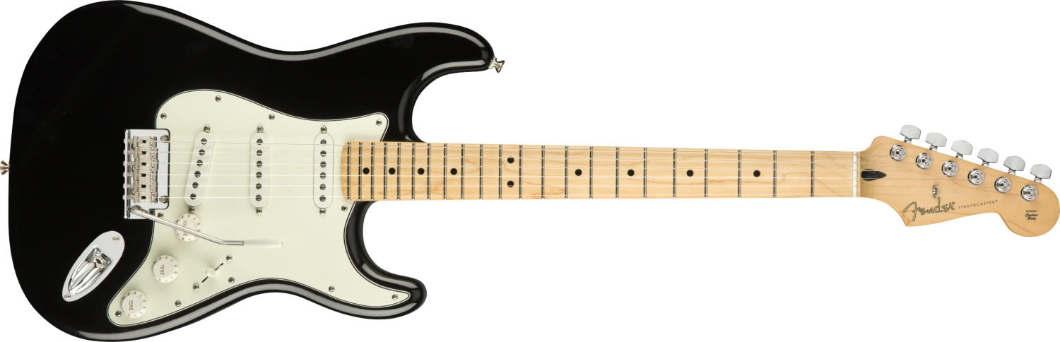 Fender Player Stratocaster Maple Fingerboard Black 1 Fender Player Stratocaster Maple Fingerboard Black