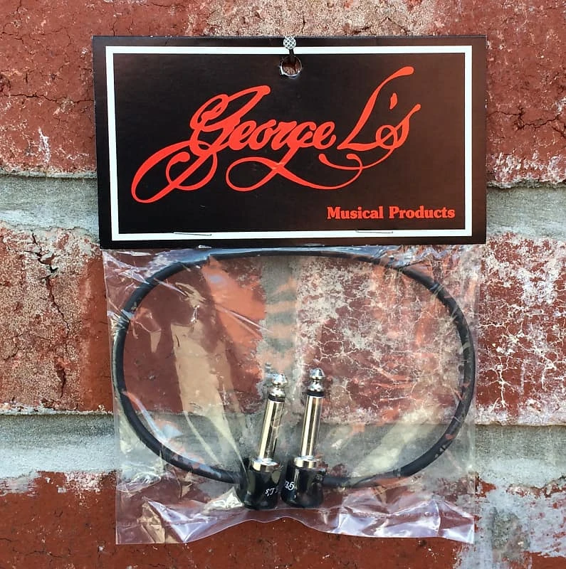 George Ls 155 1 Foot Pre Pack Patch Cable Black 1 George Ls 155 1 Foot Pre Pack Patch Cable Black