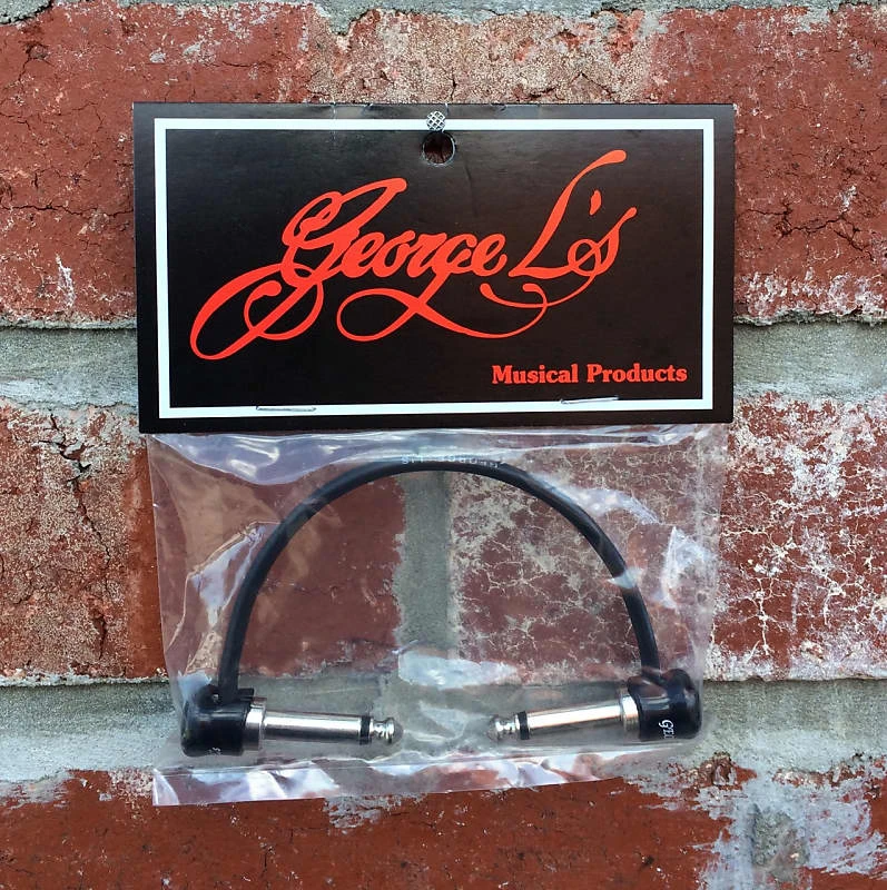 George Ls 155 1/2 Foot Pre Pack Patch Cable Black 1 George Ls 155 1/2 Foot Pre Pack Patch Cable Black