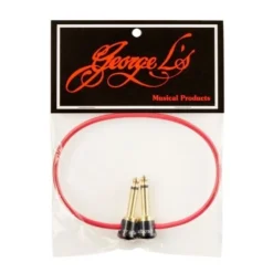George Ls Prepack 155 1ft Patch Vintage Red Nickel Plugs