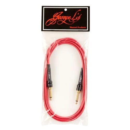 George Ls Prepack 225 10ft Vintage Red Lead Nickel Plugs 1 George Ls Prepack 225 10ft Vintage Red Lead Nickel Plugs