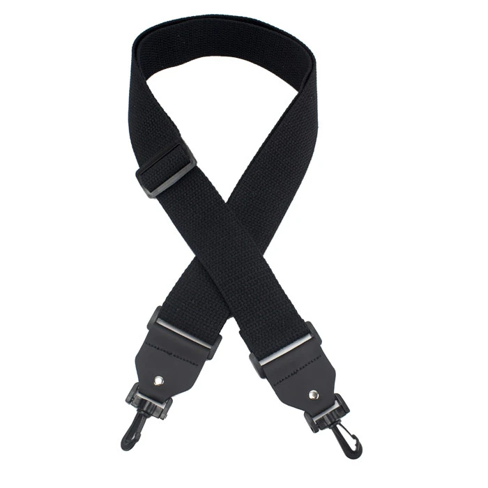 Henry Heller 2″ Cotton Banjo Strap Black 1 Henry Heller 2″ Cotton Banjo Strap Black
