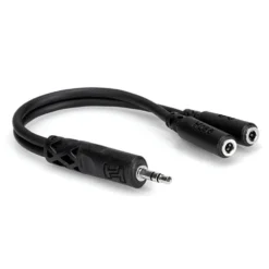 Hosa YMM-232 3.5mm TRS To Dual 3.5mm TRS Y-Cable