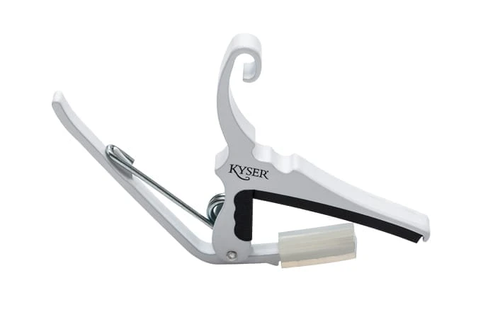 Kyser KG6WA Acoustic Quick Change Capo White 1 Kyser KG6WA Acoustic Quick Change Capo White