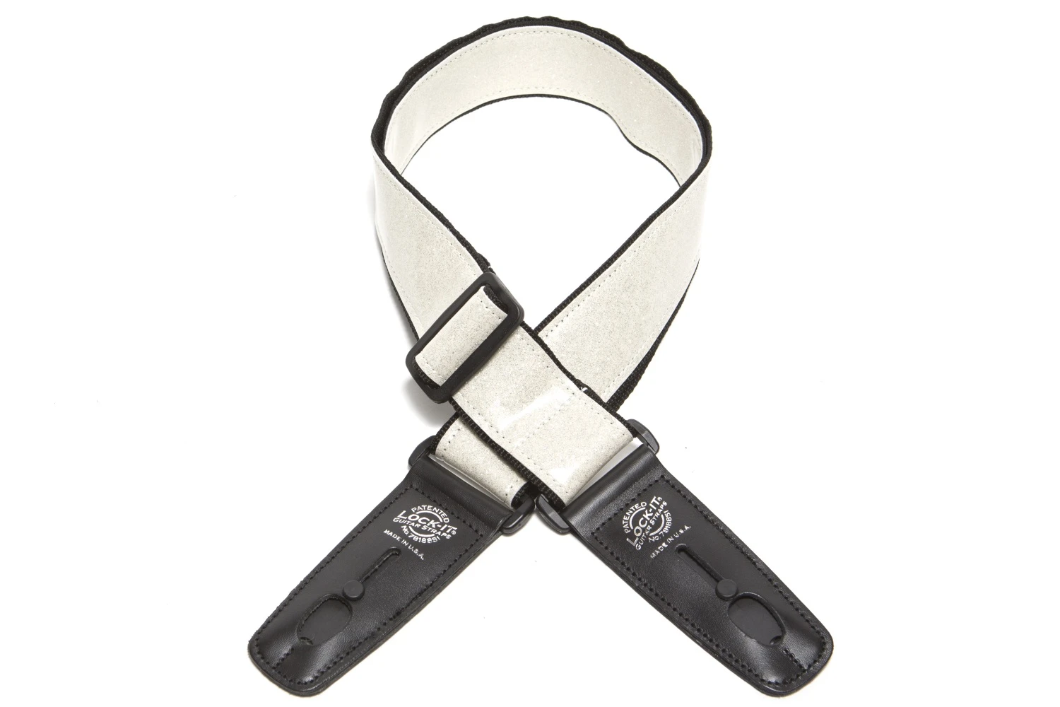 Lock It Strap 2″ Glitter Series Silver Strap 1 Lock It Strap 2″ Glitter Series Silver Strap