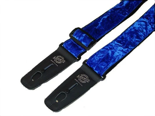 Lock It Strap 2” Blue Crushed Velvet 1 Lock It Strap 2” Blue Crushed Velvet