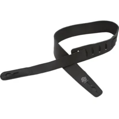 Lock It Strap 2.75″ Plush Leather Strap Black