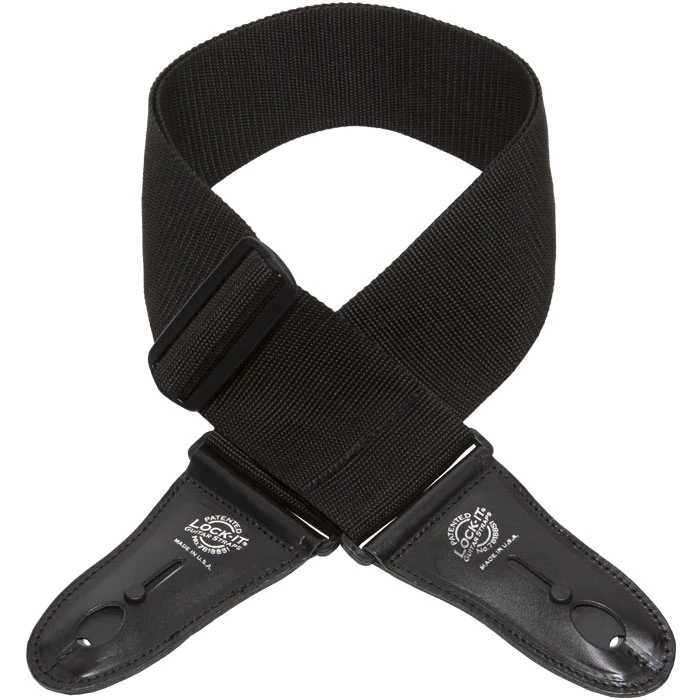 Lock It Strap 3” Black Poly Black Ends 1 Lock It Strap 3” Black Poly Black Ends