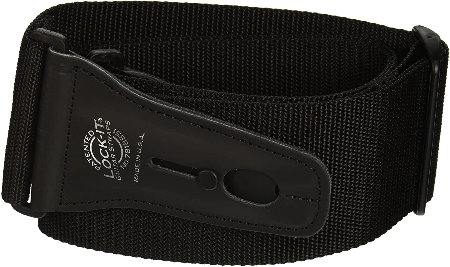 Lock It Strap 3” Black Poly Black Ends 2 Lock It Strap 3” Black Poly Black Ends - Image 2