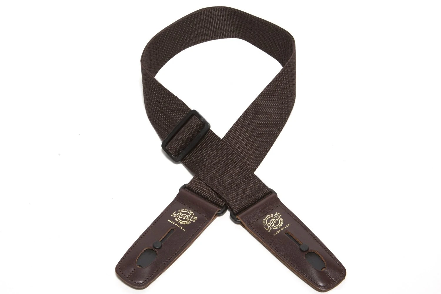 Lock It Strap Pro Series 2” Brown Poly Brown Ends 1 Lock It Strap Pro Series 2” Brown Poly Brown Ends