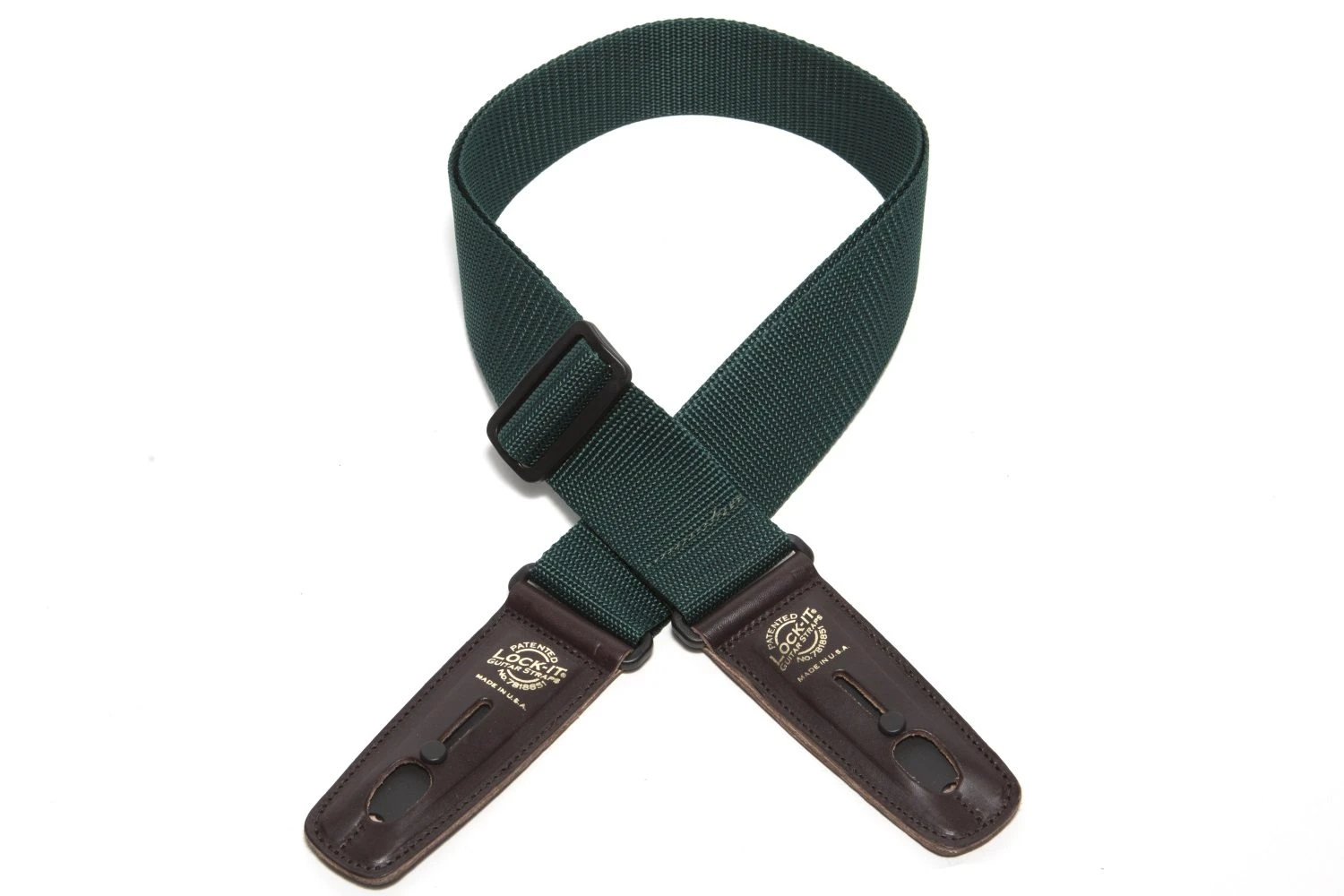 Lock It Strap Pro Series 2” Hunter Green Poly Brown Ends 1 Lock It Strap Pro Series 2” Hunter Green Poly Brown Ends
