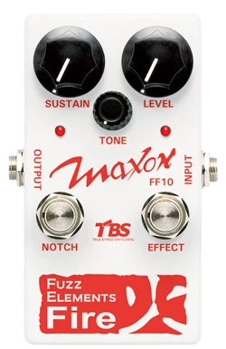 Maxon FF10 Fuzz Elements Fire Pedal 1 Maxon FF10 Fuzz Elements Fire Pedal