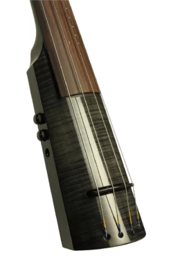 NS WAV4 Electric Double Bass Transparent Black 5 NS WAV4 Electric Double Bass Transparent Black -Guitar Music Store NS Design WAV4 Double Bass Transparent Black Gloss