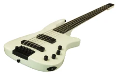 NS WAV5 Radius Bass Guitar Metallic White -Guitar Music Store NS Design WAV5 Radius Bass Guitar Metallic White 3