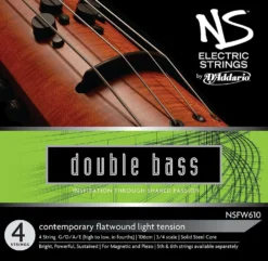 NS Double Bass String Set D’Addario 3/4 Scale Medium
