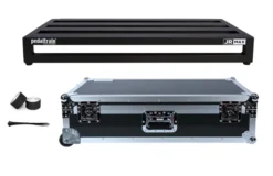 Pedaltrain JR MAX With Wheeled Tour Case In Black Honeycomb Finish