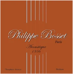 Philippe Bosset Acoustic Guitar Strings Phosphore Bronze Medium (13-56)