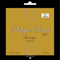 Philippe Bosset Acoustic Phosphor Bronze 12 String Set (10-47)