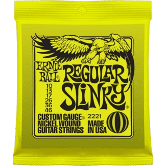 Ernie Ball Regular Slinky Electric Guitar Strings (10-46) 1 Ernie Ball Regular Slinky Electric Guitar Strings (10-46)