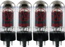 Ruby 6V6GTCZ JJ Matched Quartet Power Amp Tubes
