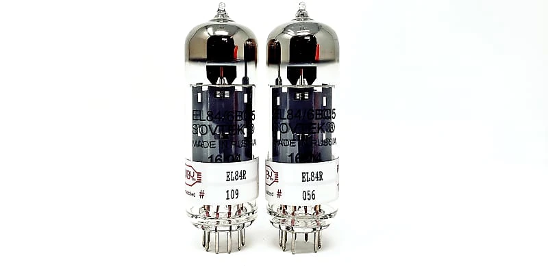 Ruby EL84R Tube Matched Pair 1 Ruby EL84R Tube Matched Pair