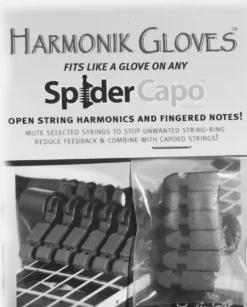 Spider Capo Harmonik Mutes / Gloves Black