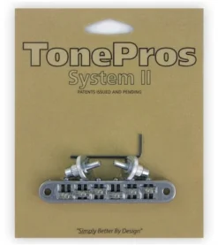 TonePros Standard Tuneomatic (small Posts, “Roller” Saddles)