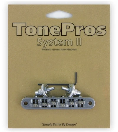 TonePros Standard Tuneomatic (small Posts, “Roller” Saddles) 1 TonePros Standard Tuneomatic (small Posts, “Roller” Saddles)