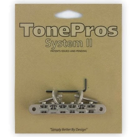 TonePros AVR2G Replacement Bridge With “G Formula” Saddles 1 TonePros AVR2G Replacement Bridge With “G Formula” Saddles
