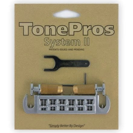 TonePros Wraparound Set SPRS2 Locking Studs Standard (Large Caps) 1 TonePros Wraparound Set SPRS2 Locking Studs Standard (Large Caps)
