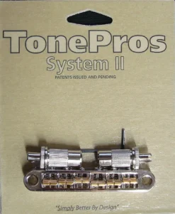 TonePros Bridge Alternative Saddle Raw Bell Brass, Pre-notched Metric Thread
